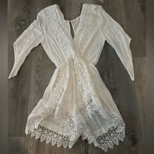 White Summer Romper